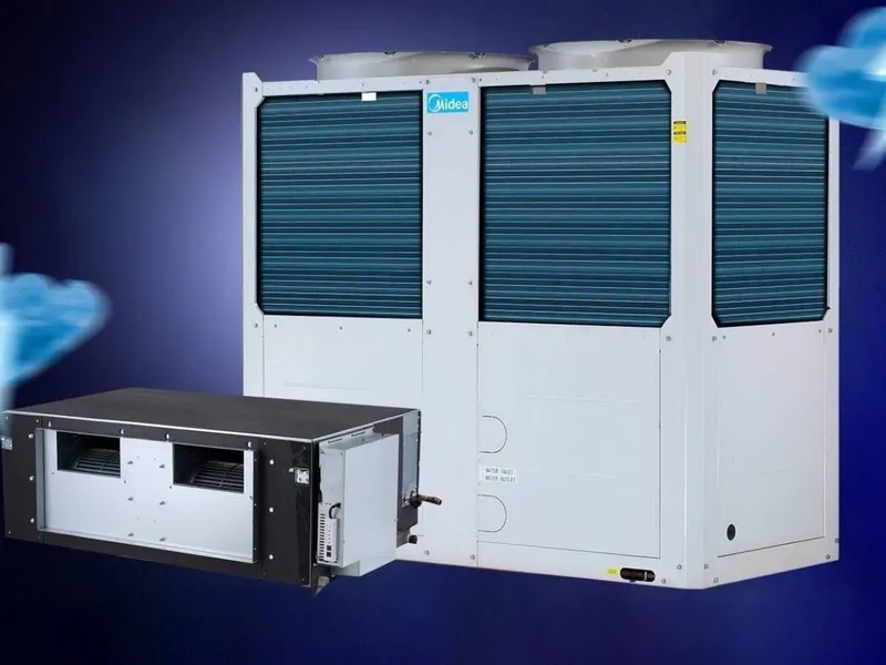Midea chiller sovitish va isitish tizimi uchun binolar 1 Midea chiller sovitish va isitish tizimi uchun binolar 1