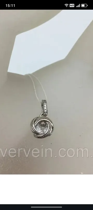 Продаётся женский серебряный кулон 925 пробы 3