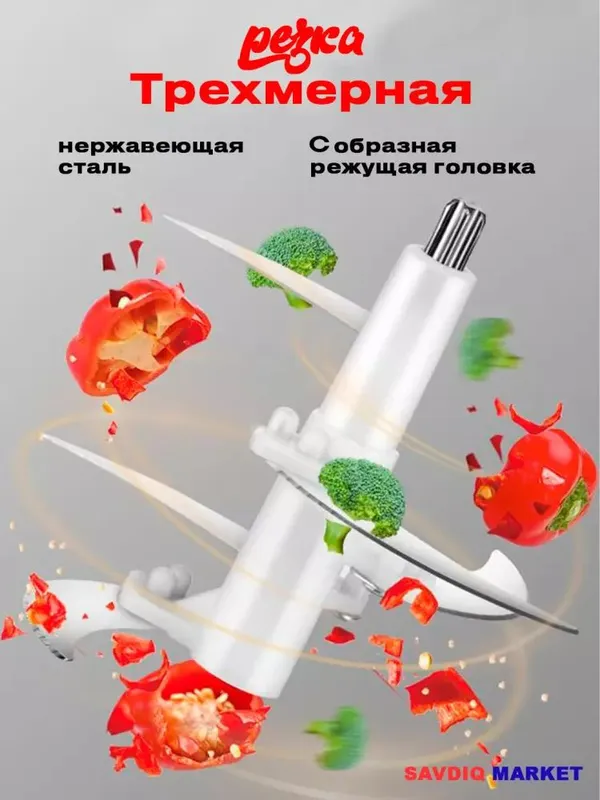 Ko'p funksiyali qo'lda maydalagich  — 500 ml — фото 3
