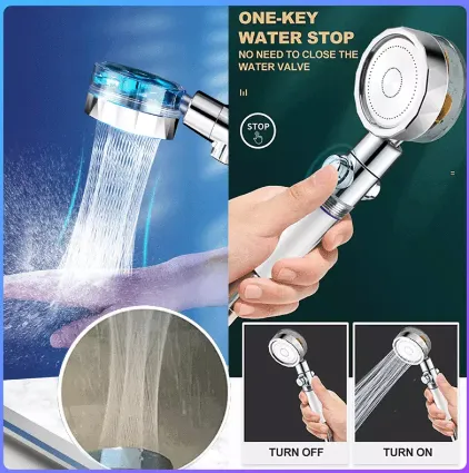 Dush boshi Showery Eco  Yuqori bosmli suv tejovchi — фото 4
