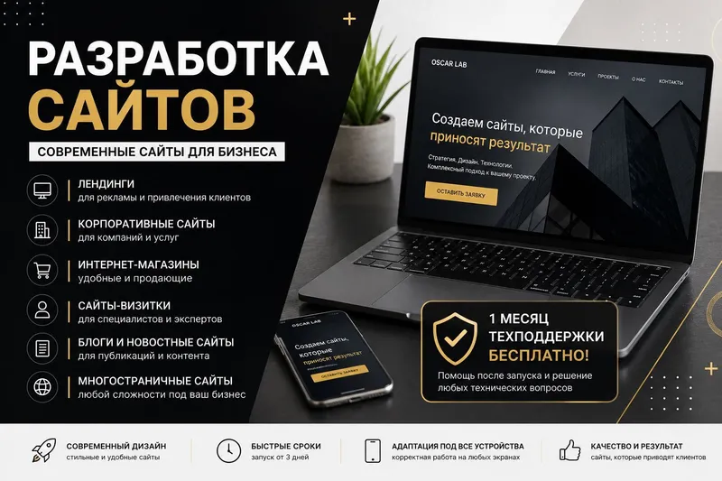 Разработка сайтов на Tilda от 100$