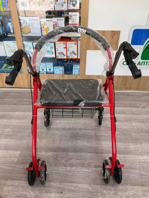 Роллатор для инвалидов Rollator balonli Xodunok Ходунки для взрослых — фото 2