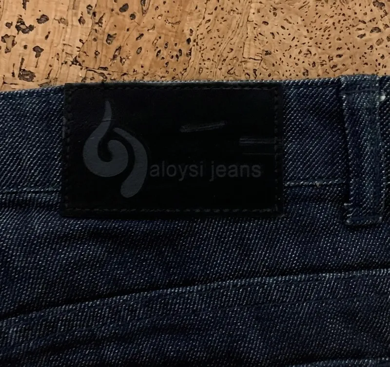 Стильные темно-синие джинсы Aloysi Jeans — Новые! — фото 1