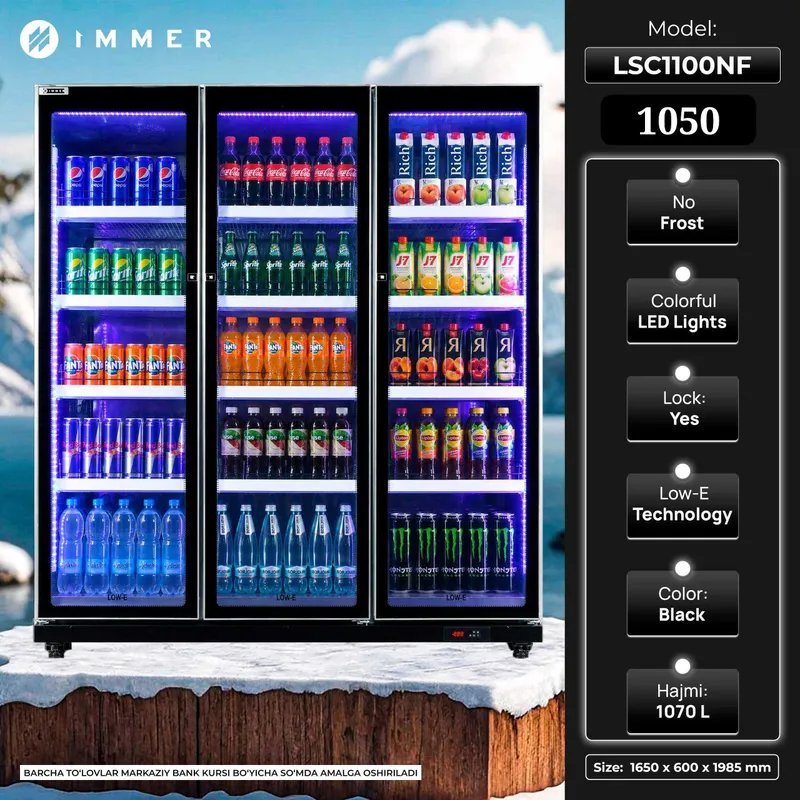 Витрины Холодильник IMMER No-Frost 1070 Литр