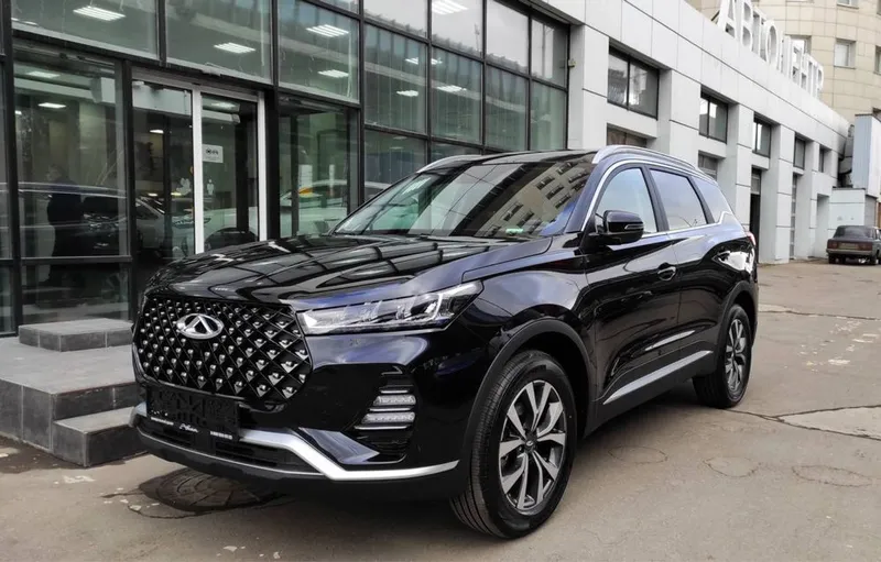 Продается Chery Tiggo 7 Pro чёрного цвета