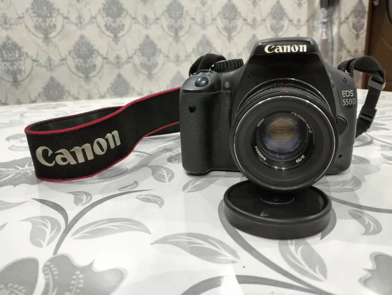 Фотоаппарат Canon в отличном состоянии. — фото 1