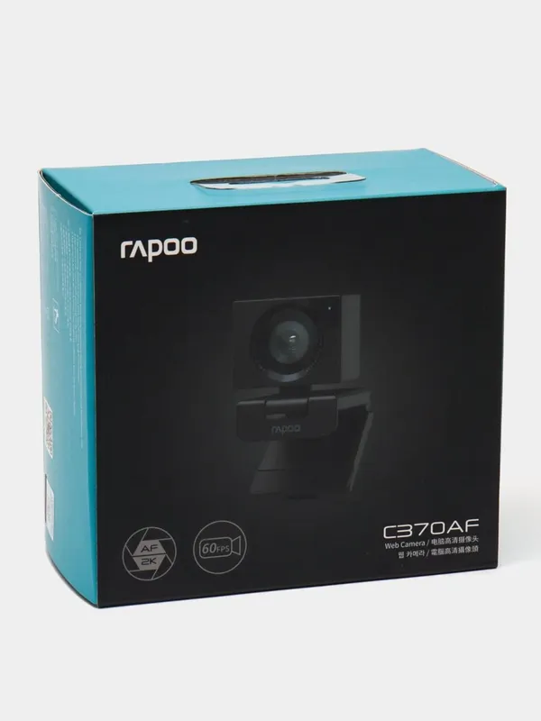 Webcamera RAPOO C370AF 2K 60 FPS web camera
