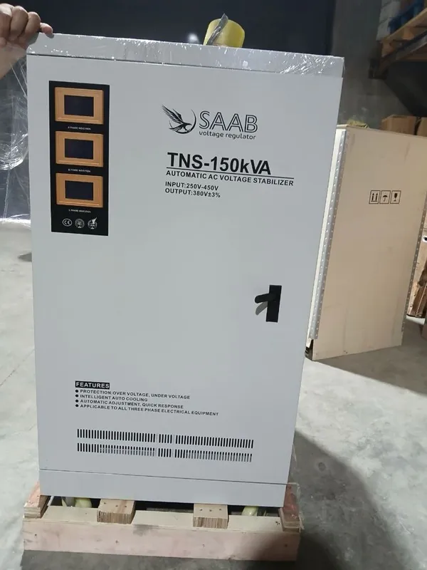 SAAB стабилизатор напряжения TNS 150 kVa кВт 380Вольт stabilizator — фото 1