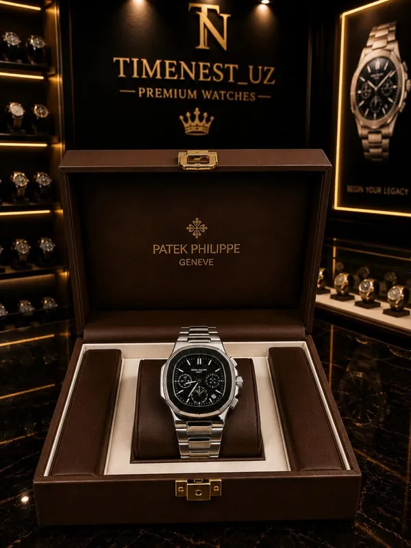 Patek philippe — nautilus xronograf (Qo’l soat) 2 Patek philippe — nautilus xronograf (Qo’l soat) 2