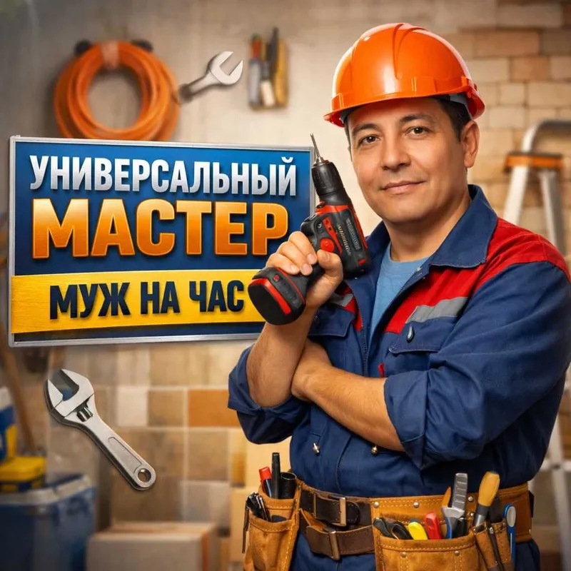 Универсальный мастер с опытом 30+ лет | Строительство и муж на час