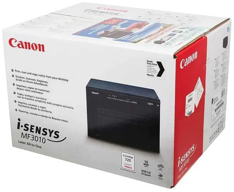 Оптом! МФУ лазерное принтер CANON MF3010 (3в1) перечисление имеется — фото 2