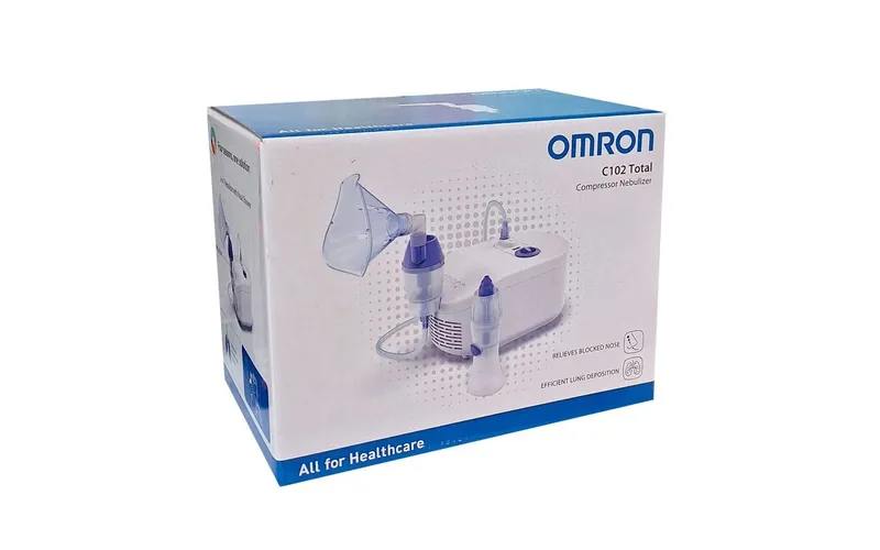 Omron Небулайзер компрессорный C102 Total, с назальным душем, NE-C102- 2