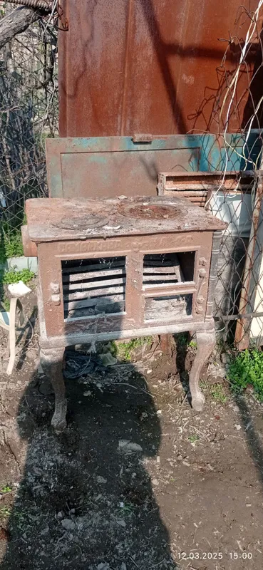 продается печка чугунная антиквар