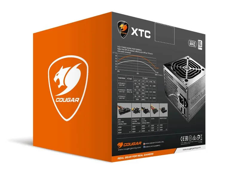 Kompyuter uchun quvvat bloki Cougar 80 PLUS 1 Kompyuter uchun quvvat bloki Cougar 80 PLUS 1