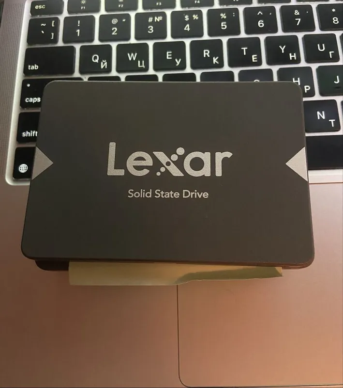 SSD Lexar 128GB SATA III - НЕ ИСПОЛЬЗОВАЛИСЬ, 100% здоровье