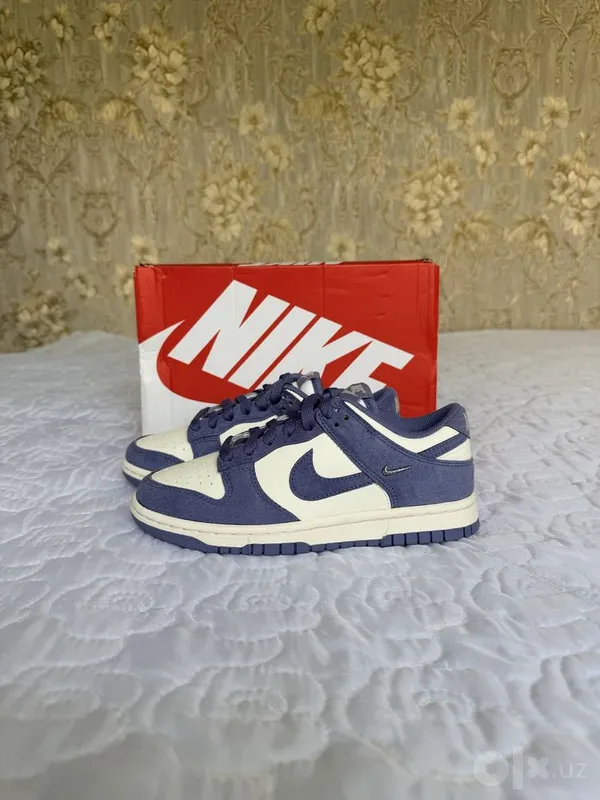Nike Dunk Low Синие Замша Оригинал 36.5 5 Nike Dunk Low Синие Замша Оригинал 36.5 5