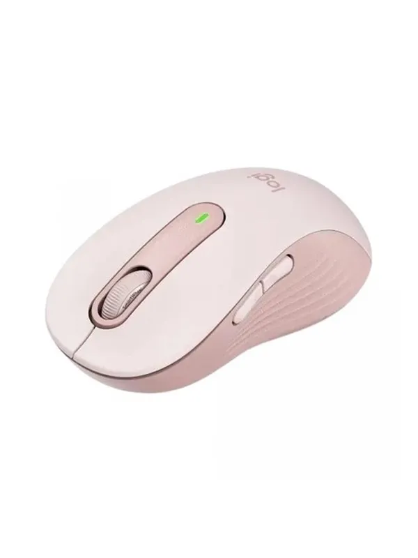 Беспроводная мышь Logitech Signature M650 L, BT/WL/USB-A, SilentTouch, розовый — фото 6