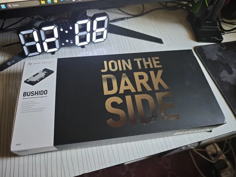 Dark Project Bushido ALU87B Premium mexanicheskiy klaviatura. Holati — фото 1