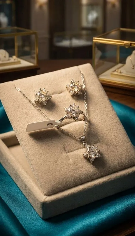 Серебро 925 проба Italy Swarovski 6