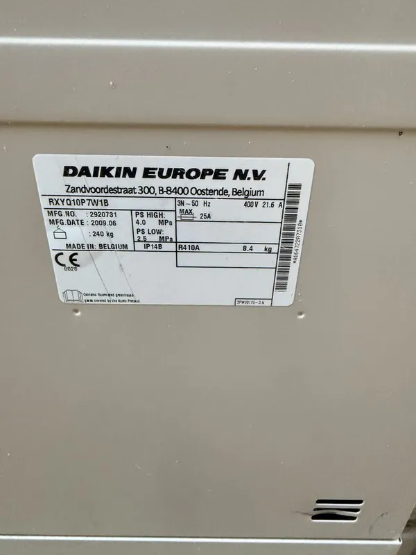 Наружные блоки VRF системы DAIKIN в наличии 2