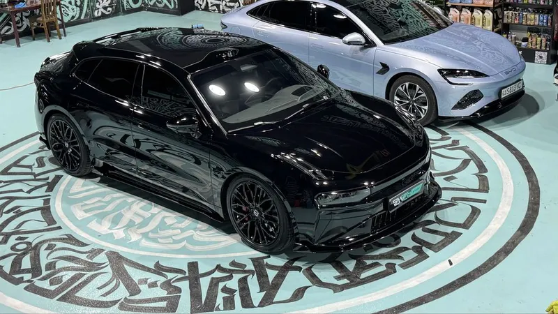 Stealthside - zeekr 001 tuning. Spoiler. Обвесы. Тюнинг. БлэкПиано — фото 1