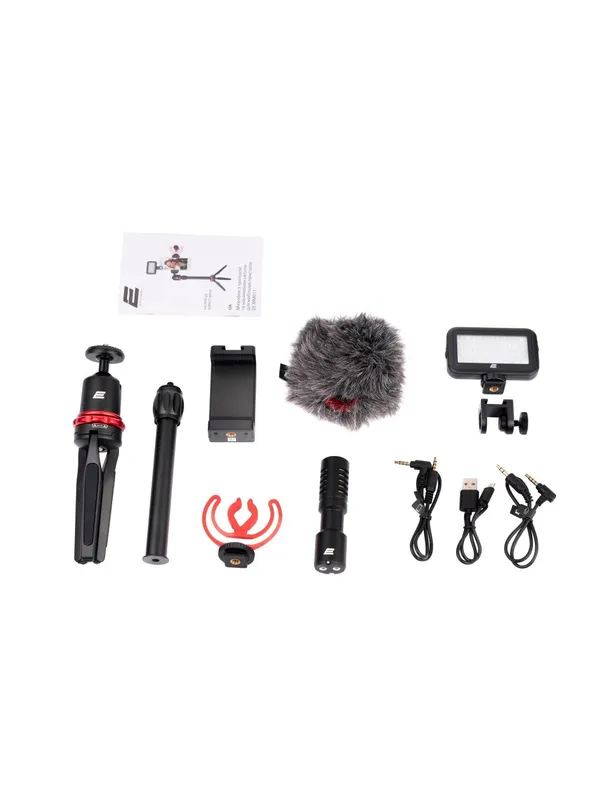 Микрофон с триподом для мобильных устройств 2E MM011 Vlog KIT, 3.5mm — фото 6
