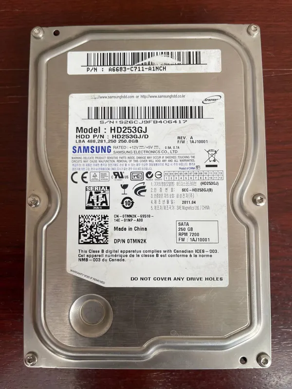 Жесткий диск samsung 250gb