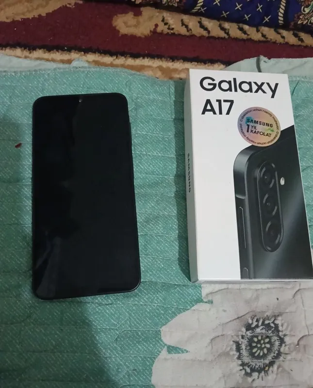 Galaxy A17 Цена 2200 Адрес: Термезский район 2 Galaxy A17 Цена 2200 Адрес: Термезский район 2