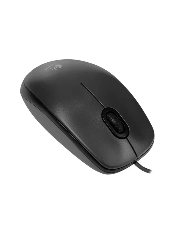 Мышь проводная Logitech M100, для правой/левой руки, 3 клавиши, черная — фото 6