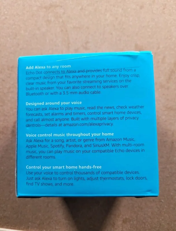 Amazon Echo Dot aqlli kolonkasi (3-avlod) 6 Amazon Echo Dot aqlli kolonkasi (3-avlod) 6