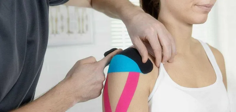 ‼️ Эластичная лента Vitalis Physio Tape, для мышц и суставов (Германия — фото 3