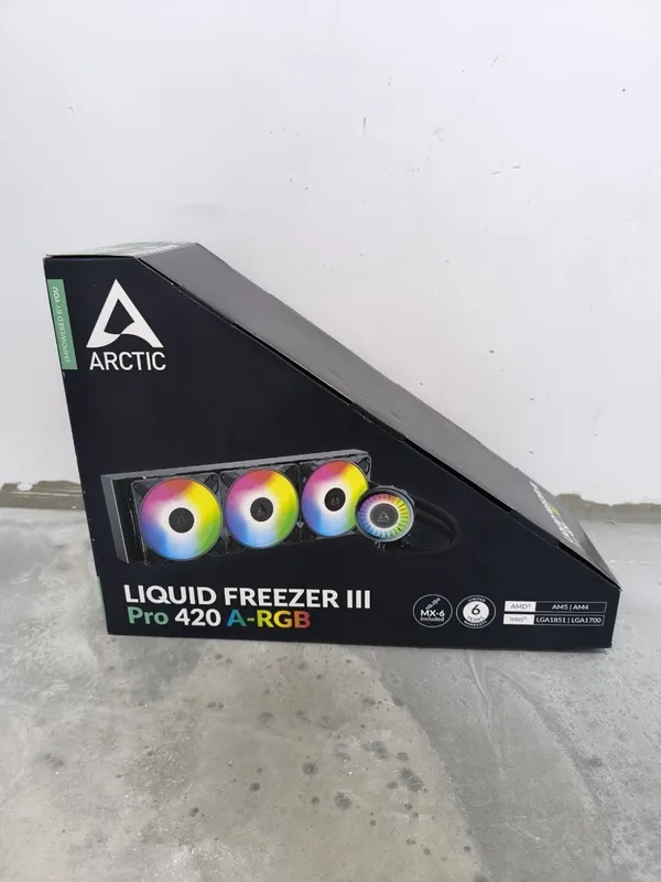 ARCTIC Liquid Freezer III Pro 420 Black ARGB MX-6 Rev.2 ! — фото 5