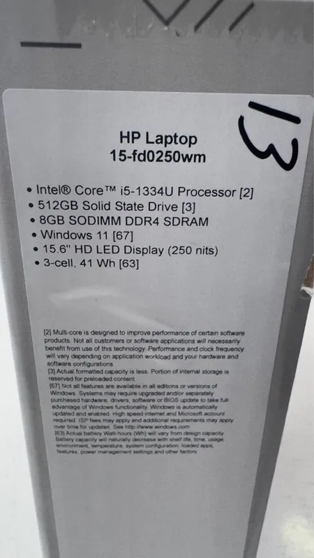 New HP core i5-13avlod DDR4 8/256 ssd holati yengi — фото 6