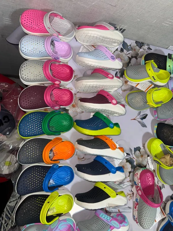 Детские кроксы сабо crocs kids — фото 1