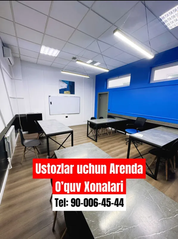 O'quv xonalari ijaraga beriladi | E'lonni o'qib aloqaga chiqing! — фото 2