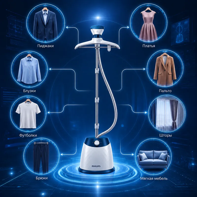 Вертикальный отпариватель Philips EasyTouch Plus 2 Вертикальный отпариватель Philips EasyTouch Plus 2