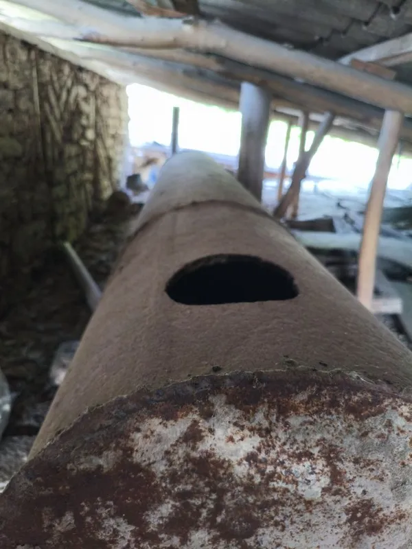 400 talik truba. Uzunligi 240 sm, qalinligi 10mm, diametri 420 mm.