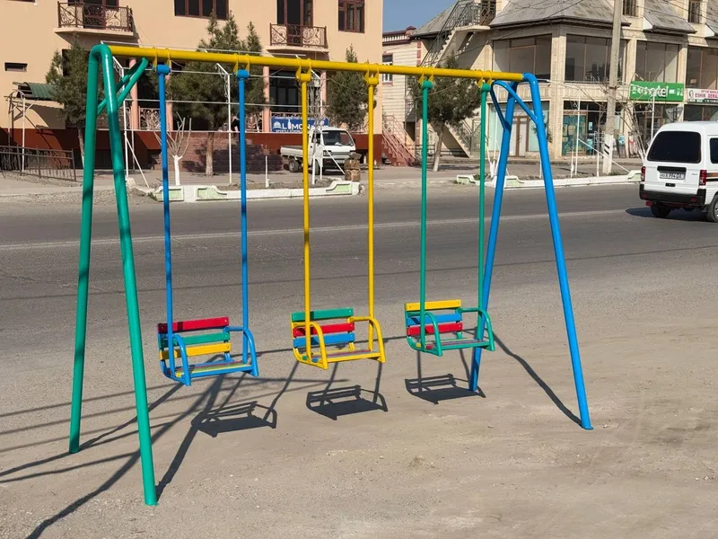 Bolalar maydonchasi va o‘yingohi kacheli karusel sirpanchiq — фото 1
