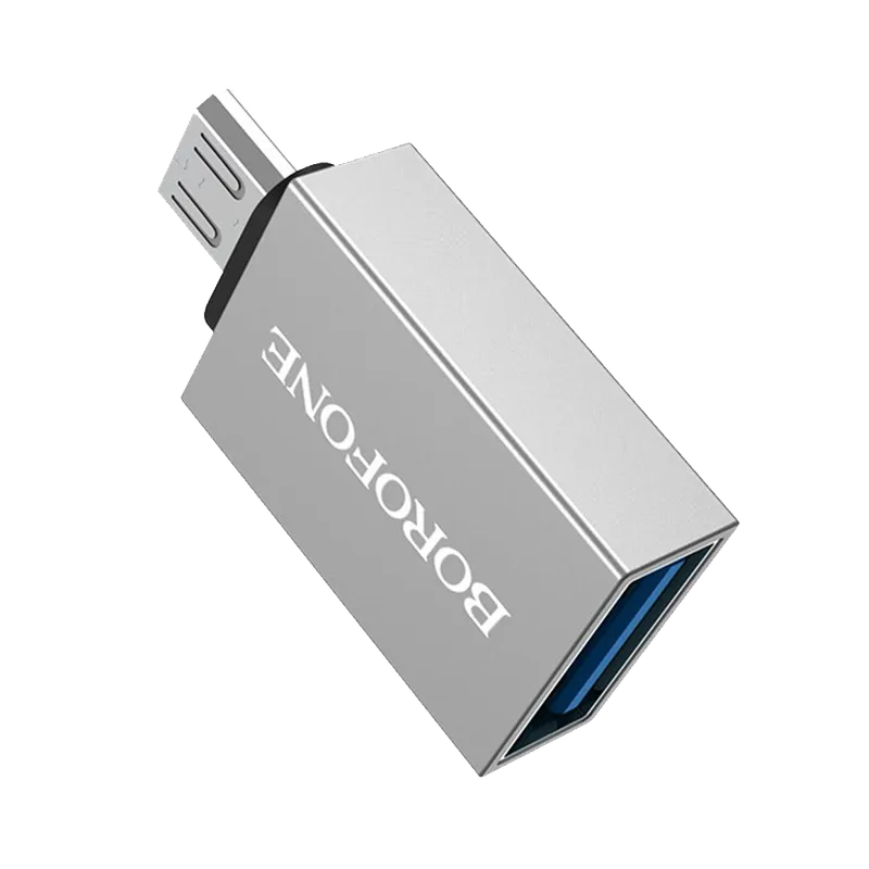 Переходник Borofone BV2 OTG USB/microUSB 1