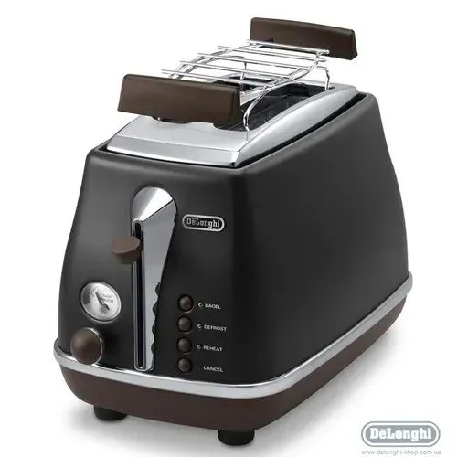 Тостер DeLonghi CTOV2103.BK Icona Vintage