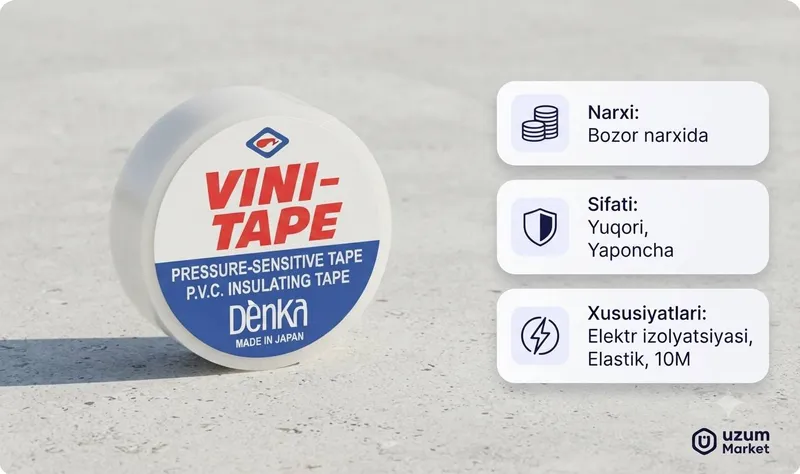 Vinitape Original Viet Nam izolyatsion lenta 6 Vinitape Original Viet Nam izolyatsion lenta 6