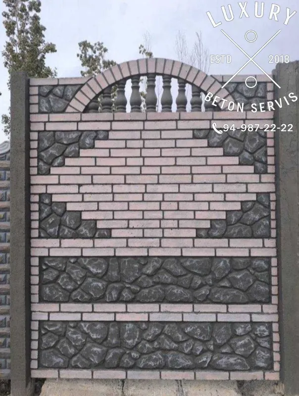 dekorativ beton zabor 1