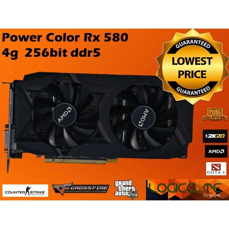 Видеокарта RX580 4 GB DDR5 — фото 5