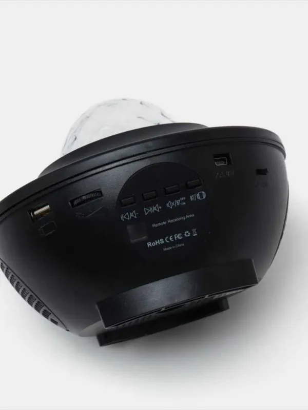 LED tungi chiroq va Bluetooth karnayli yulduzli osmon projektor — фото 4