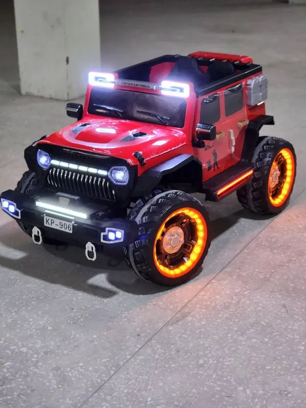Детский электромобиль Soldat 4x4 с пультом управления, железные диски 3