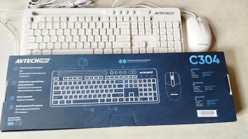 Клавиатура AVTECH PRO C304 проводной — фото 3