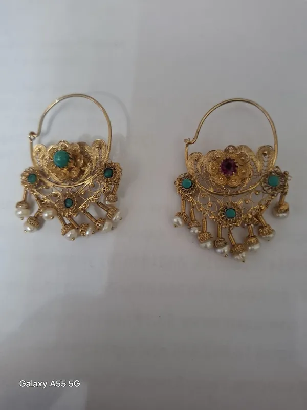 Серёжки золотые антикварные