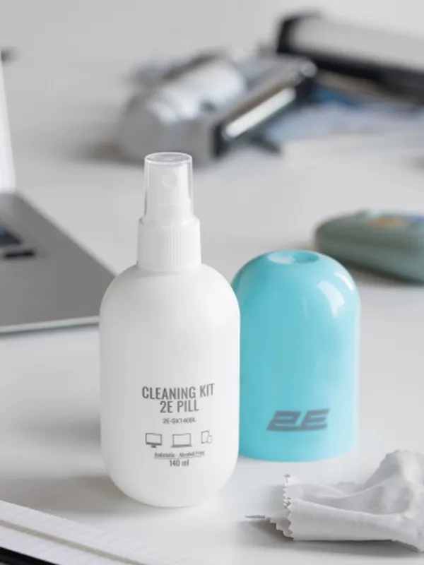Набор для чистки монитора, телевизора, ноутбука, смартфона, оргтехники 2E Cleaning Kit — фото 6