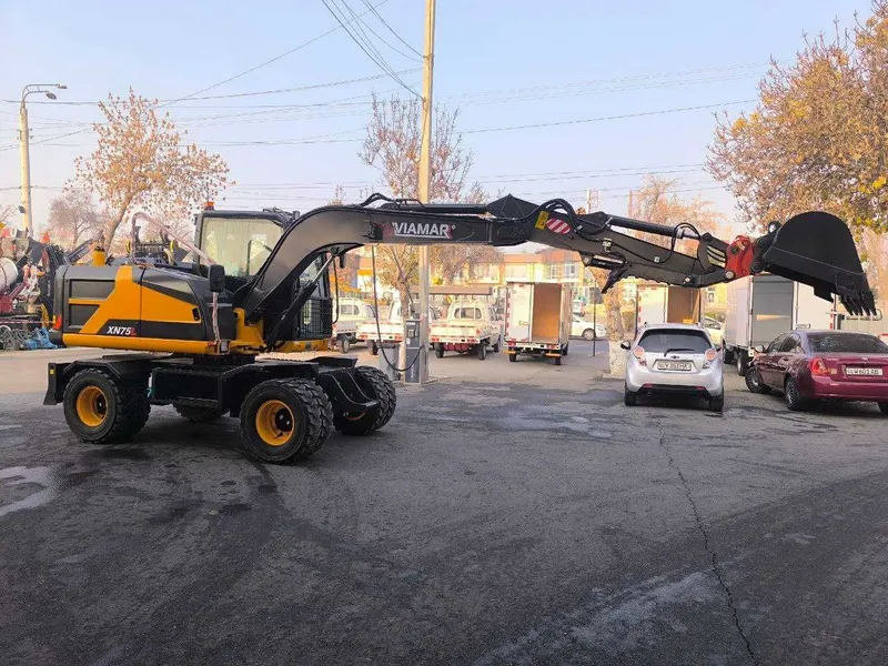 Колесный экскаватор VIAMAR XN-75L (двигатель Yanmar)