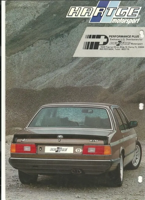 HARTGE Спойлер Duckail BMW 7 series E 23 Original Germany 1 HARTGE Спойлер Duckail BMW 7 series E 23 Original Germany 1